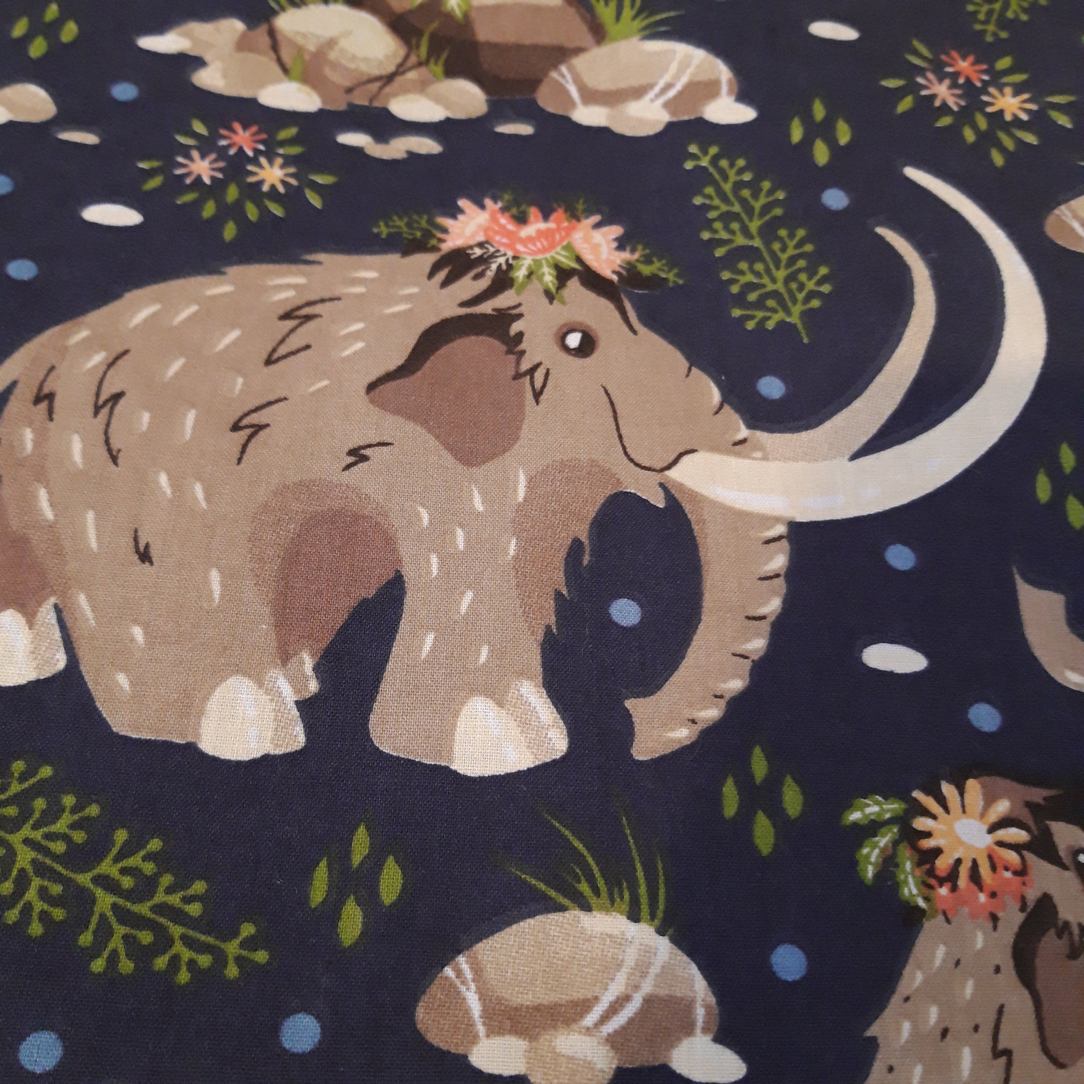 Bavoir élastique mammouth