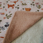 Bavoir élastique faon rose