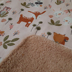 Bavoir élastique faon rose