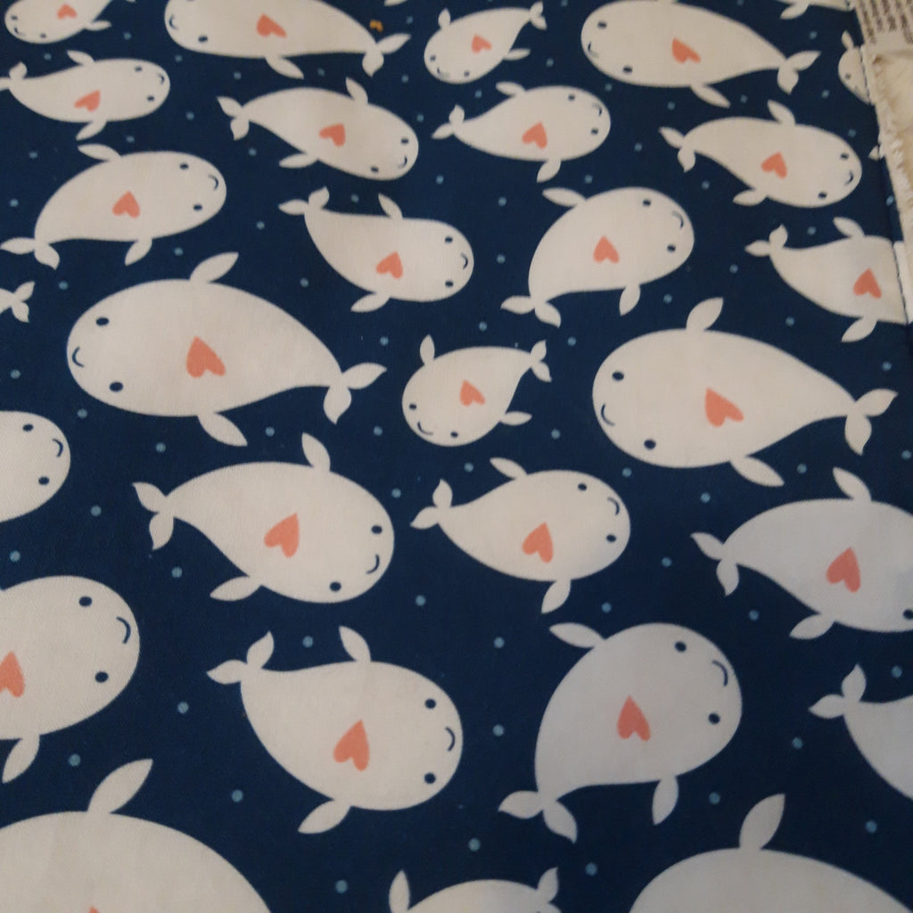 Bavoir élastique baleine