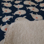 Bavoir élastique baleine