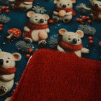 Bavoir élastique koala de Noël