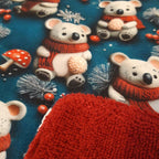 Bavoir élastique koala de Noël