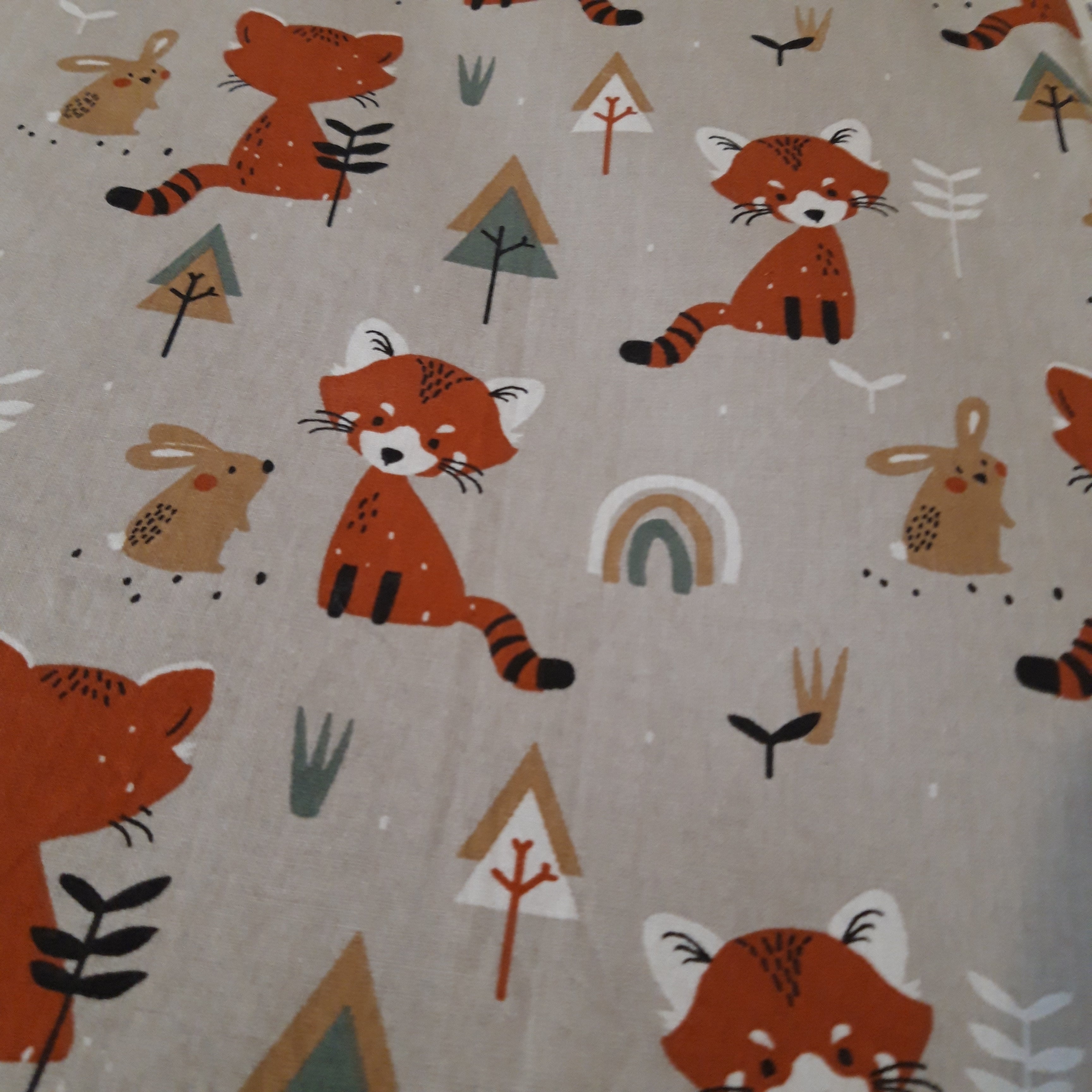 Bavoir élastique renard roux