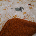 Bavoir élastique savane