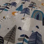 Bavoir élastique ours blanc