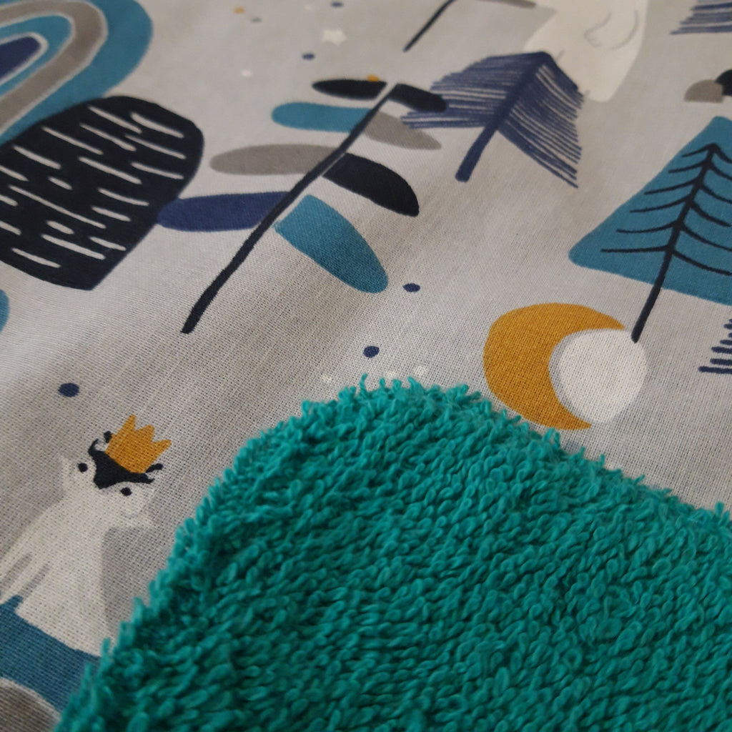 Bavoir élastique ours blanc