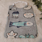 Bavoir élastique animaux abstraits