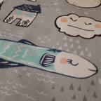 Bavoir élastique animaux abstraits