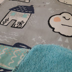 Bavoir élastique animaux abstraits