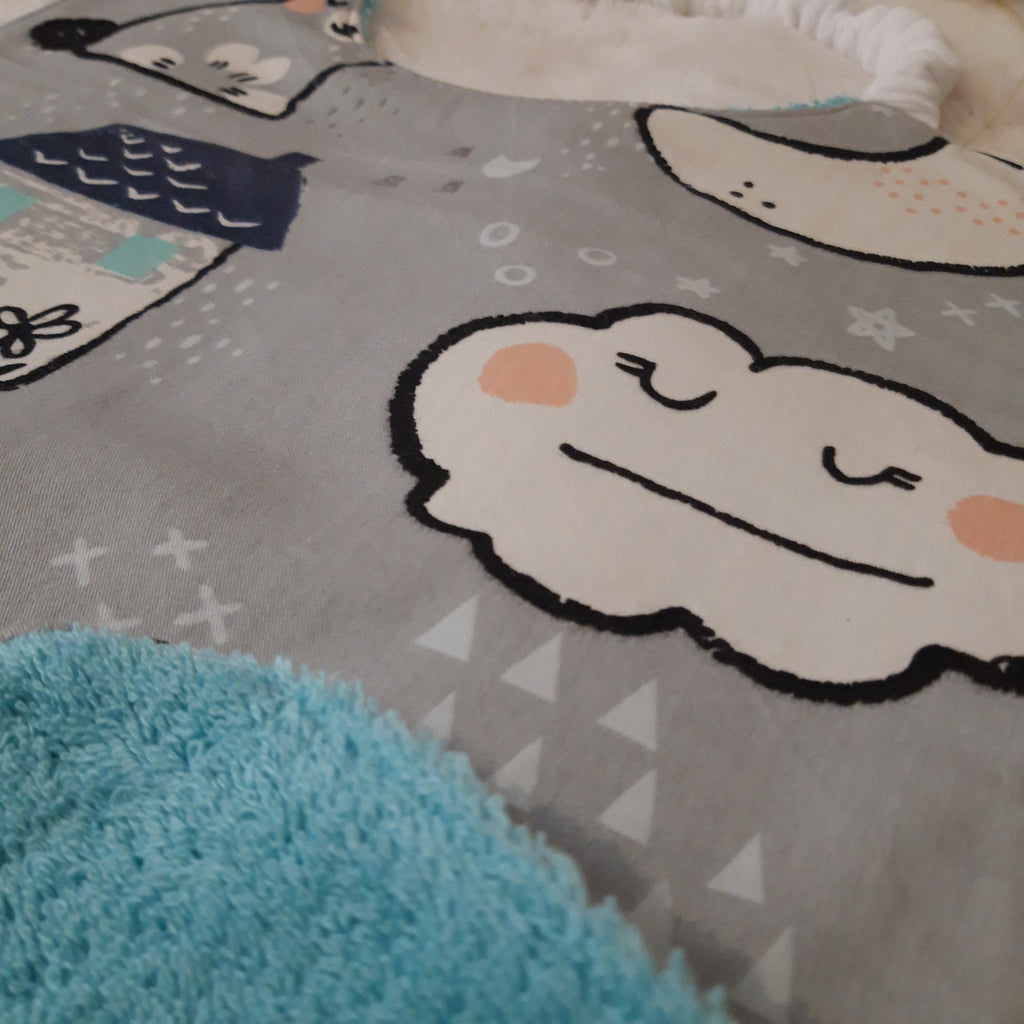 Bavoir élastique animaux abstraits