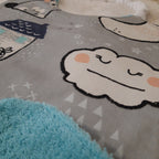 Bavoir élastique animaux abstraits