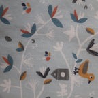 Bavoir bandana - Oiseaux bleus