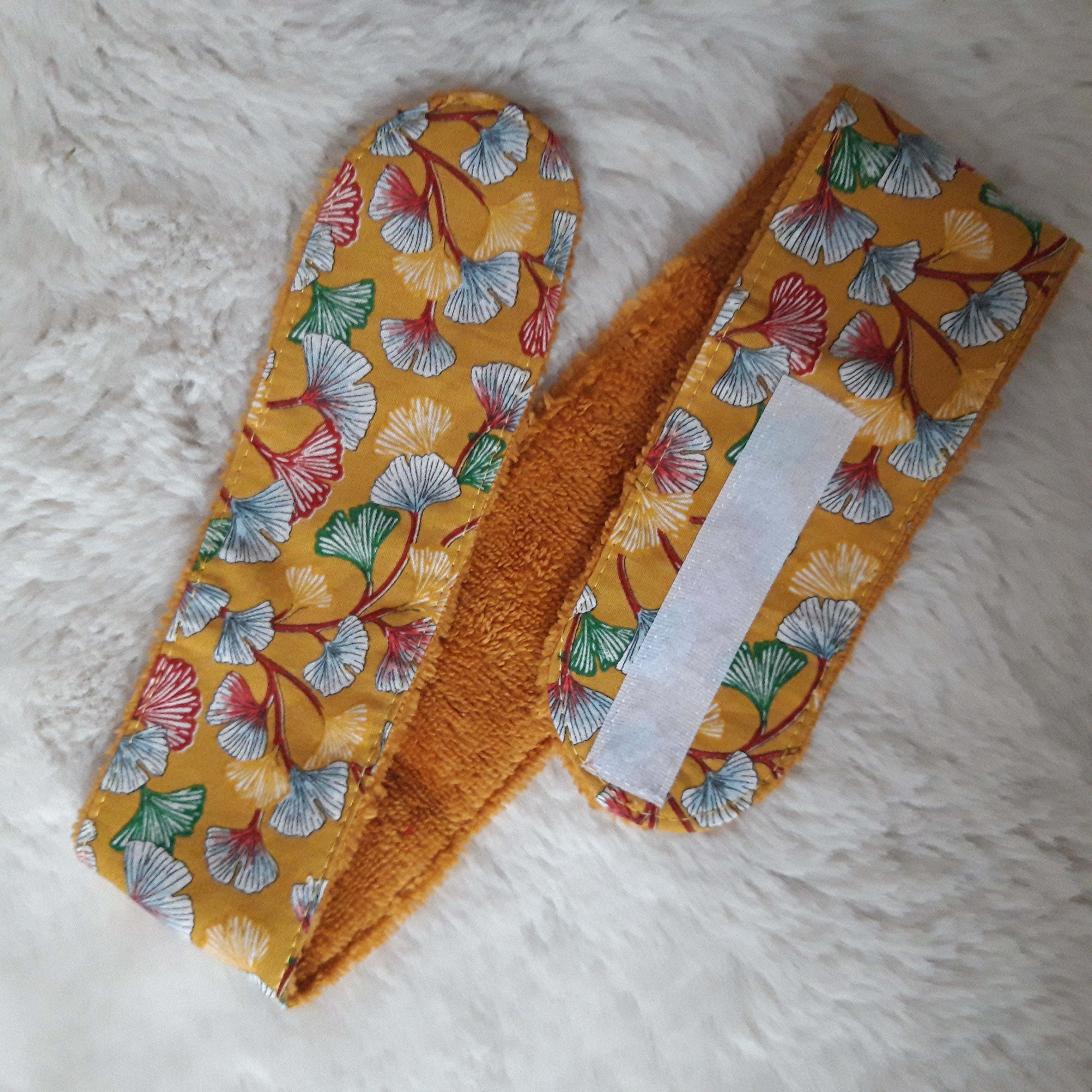 Bandeau de maquillage Ginkgo jaune