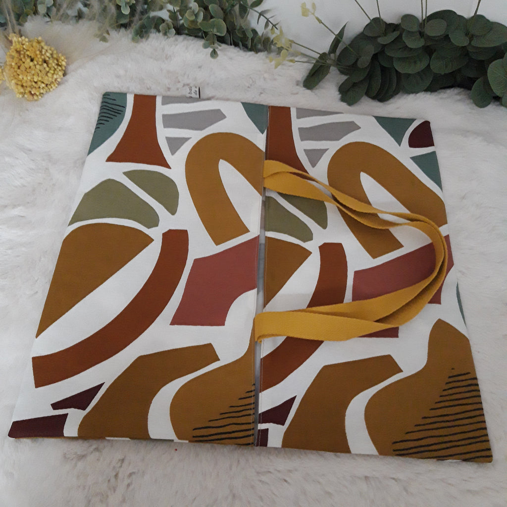 Sac à tarte en tissu enduit - Ethnique