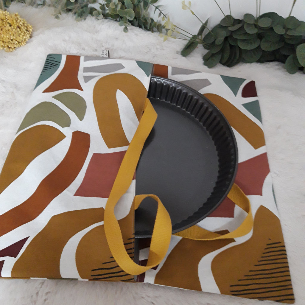 Sac à tarte en tissu enduit - Ethnique