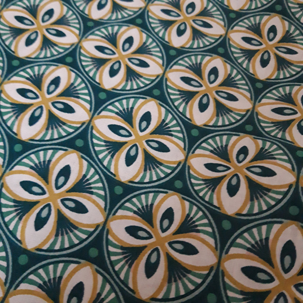 Sac à tarte en tissu enduit - bleue