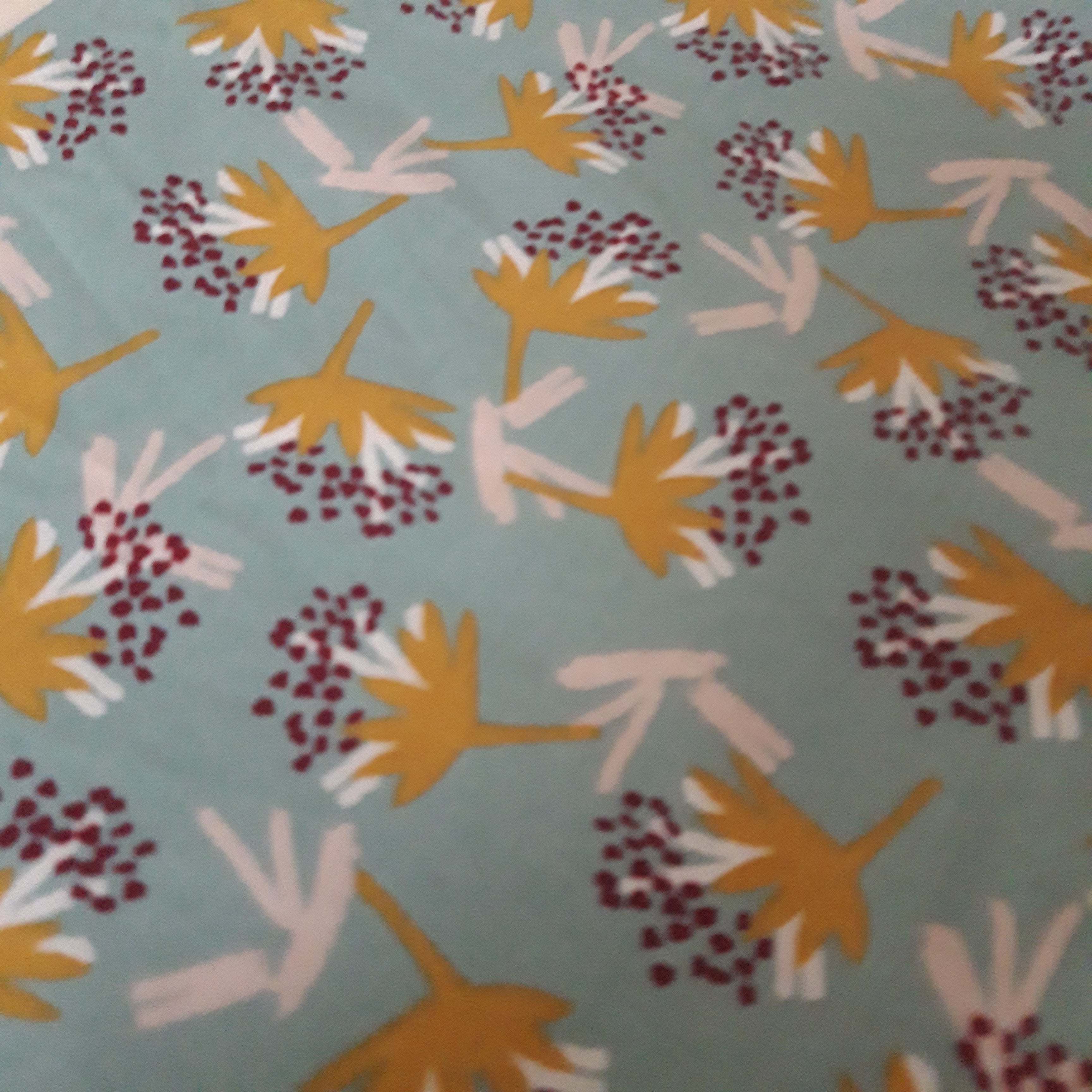 Sac à tarte en tissu enduit - Floral