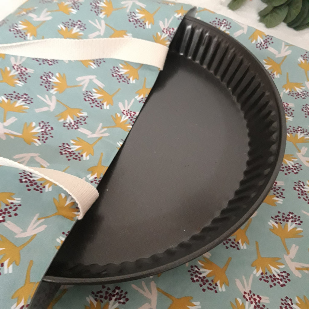 Sac à tarte en tissu enduit - Floral