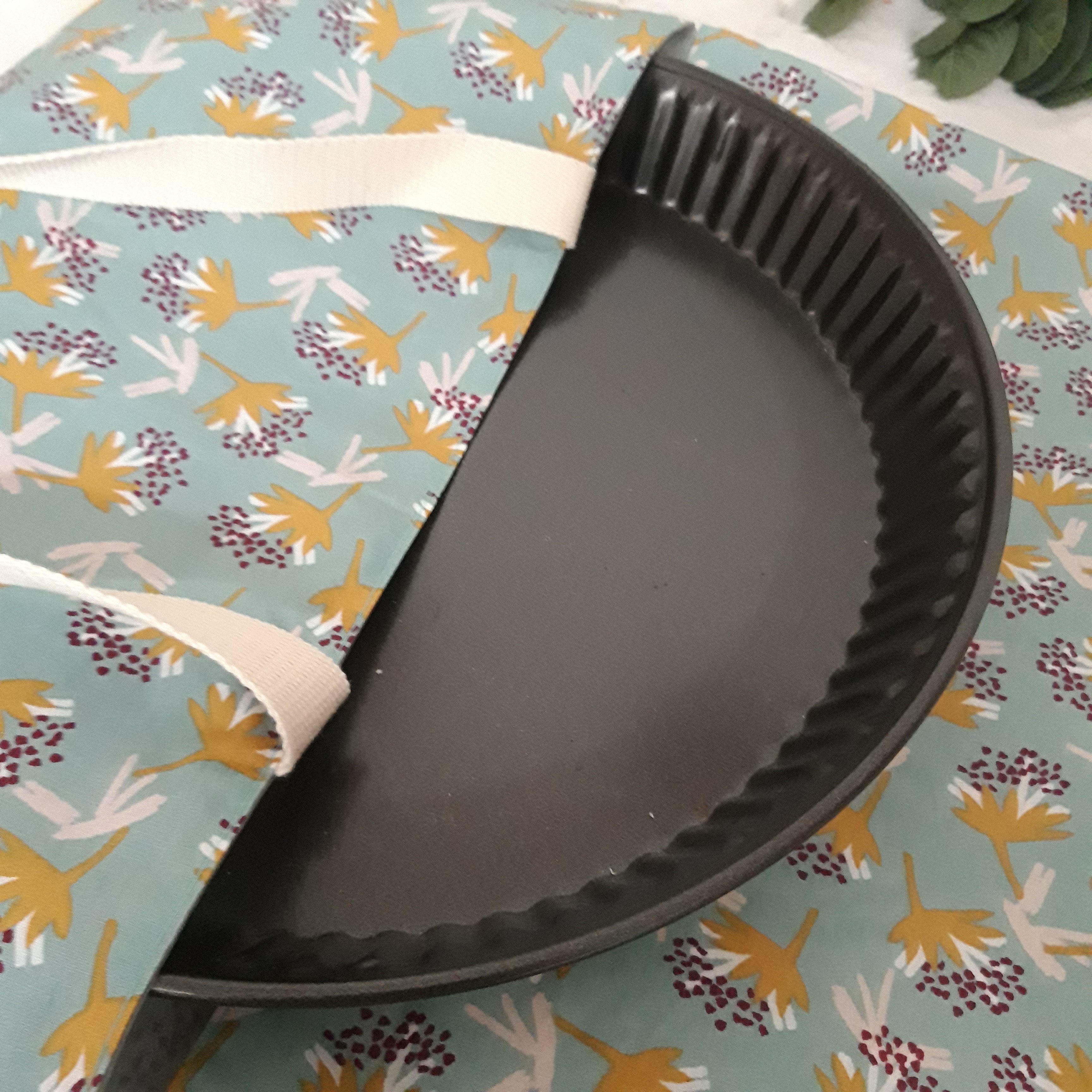 Sac à tarte en tissu enduit - Floral