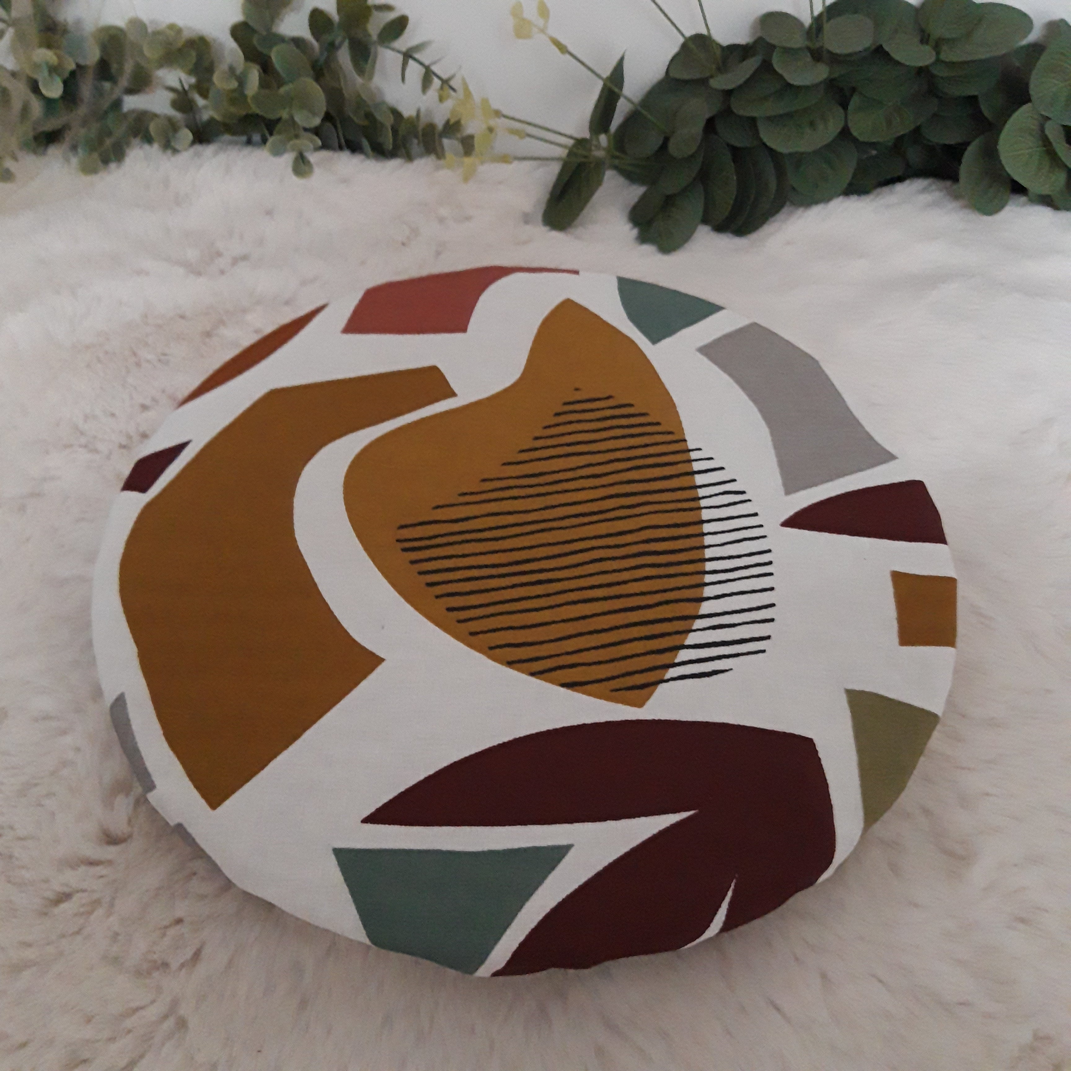 Sac à tarte en tissu enduit - Ethnique