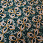 Couvercle à saladier géométrique rond bleu