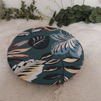 Couvercle à saladier Feuilles bleues