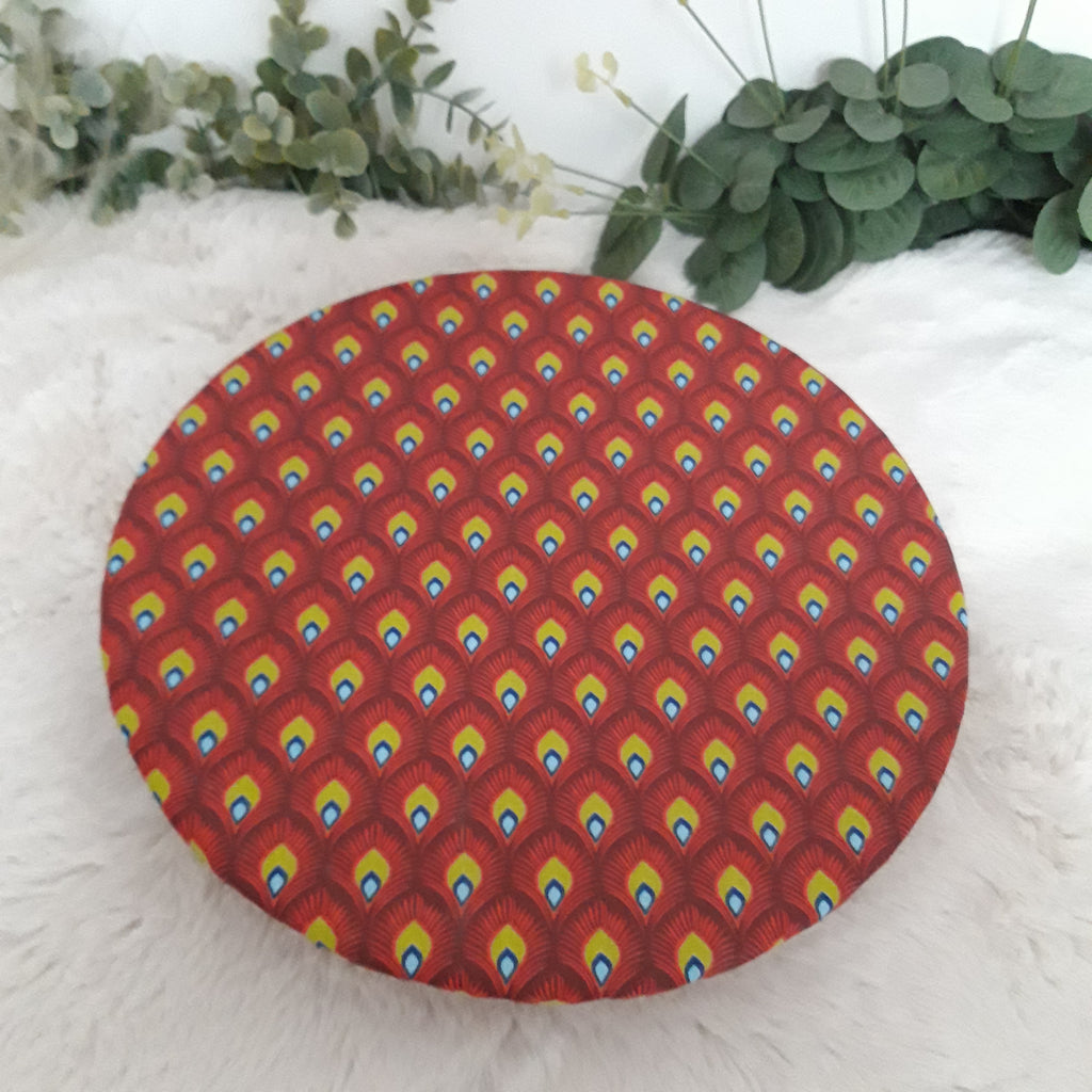 Couvercle à saladier Plume de paon