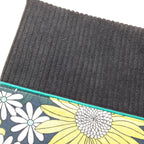 Protège livret de famille bleu et fleuri