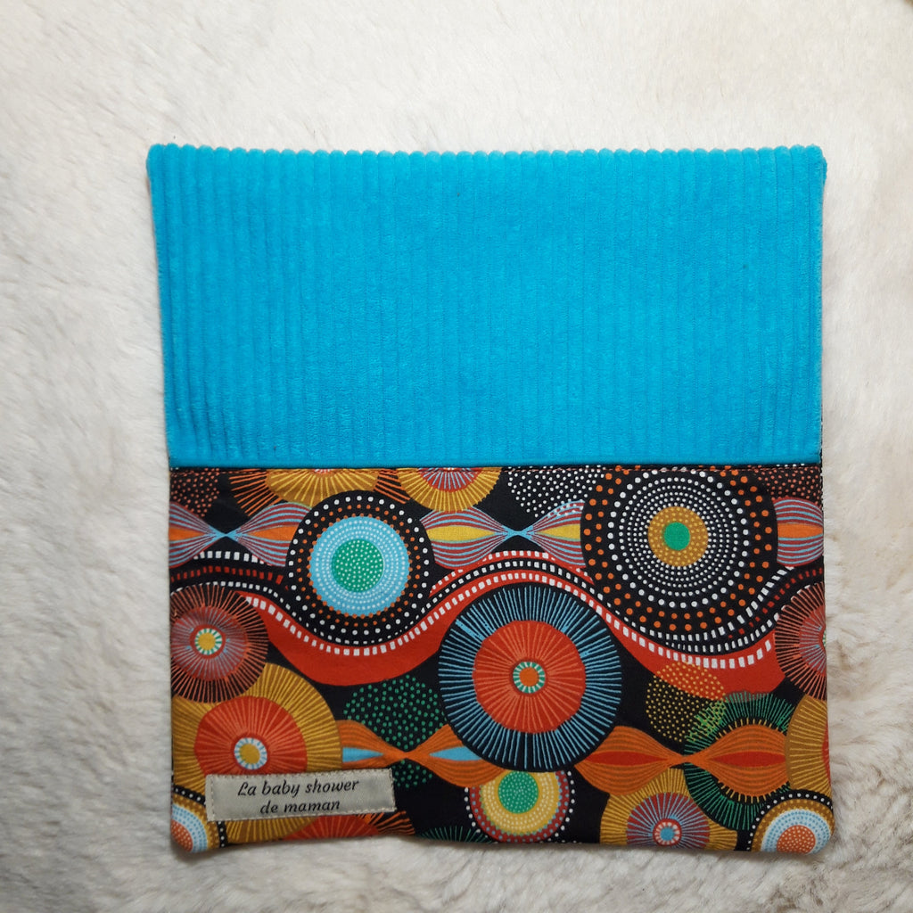 Protège livret de famille bleu et ethnique