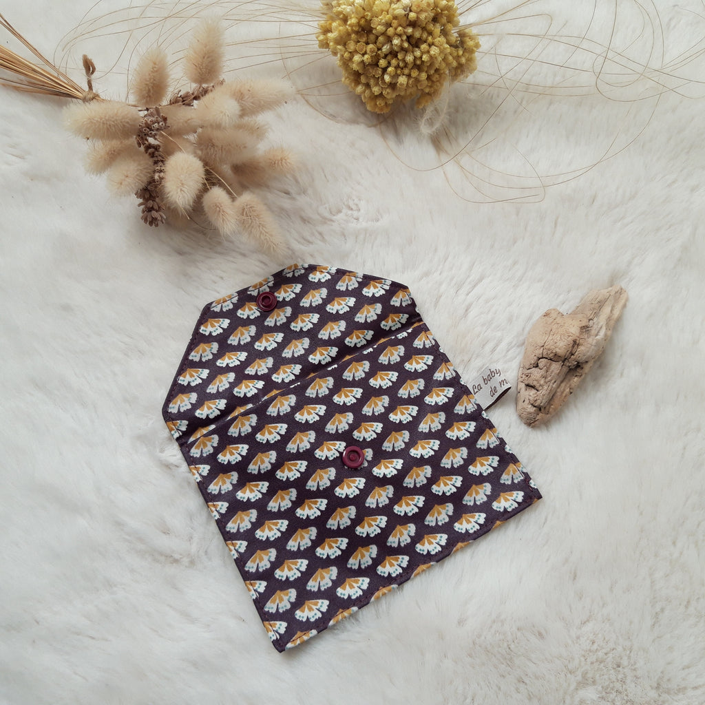 Petite pochette enduite - Violette