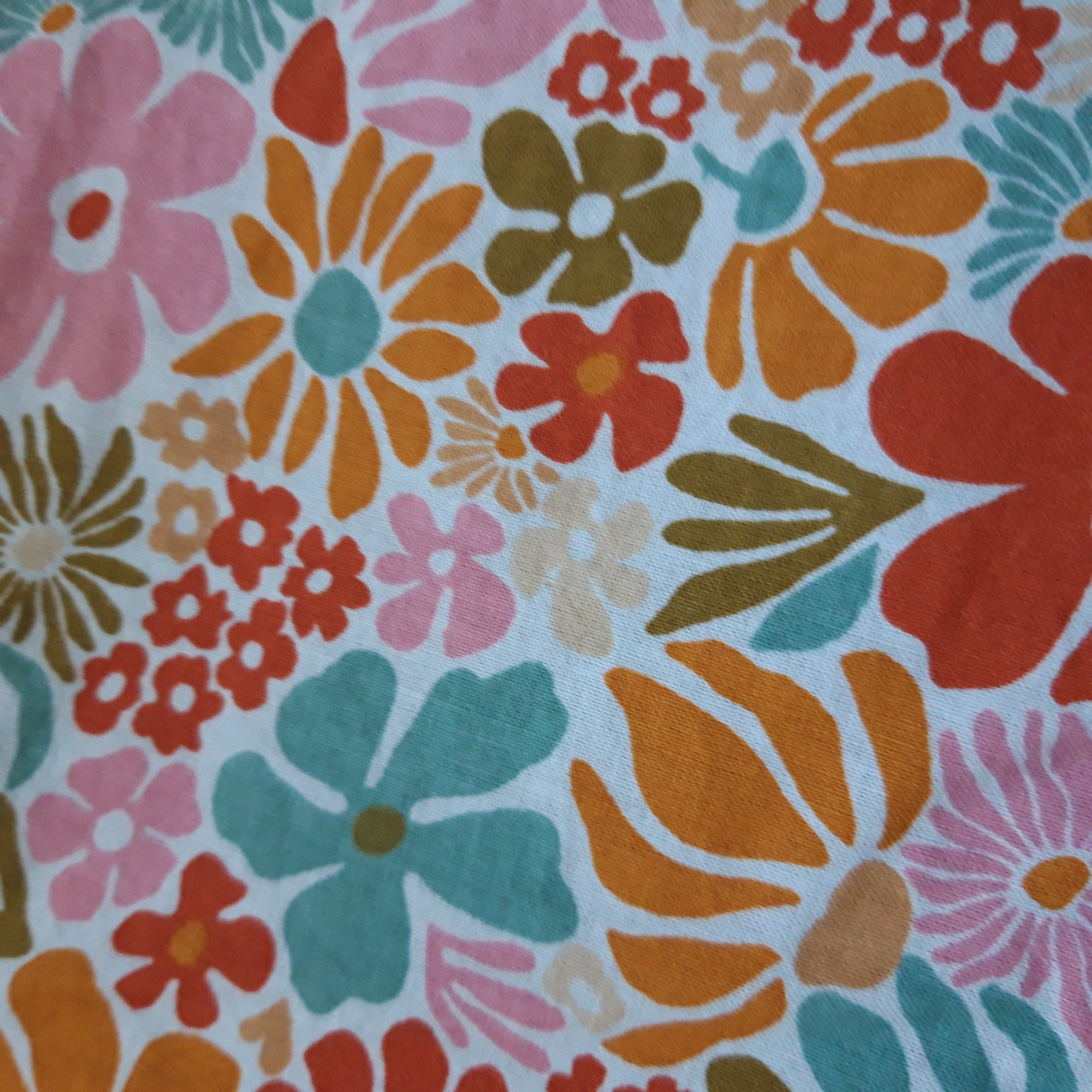 Pochette à livres velours Rose pâle floral