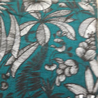 Pochette à livres velours bleue marine
