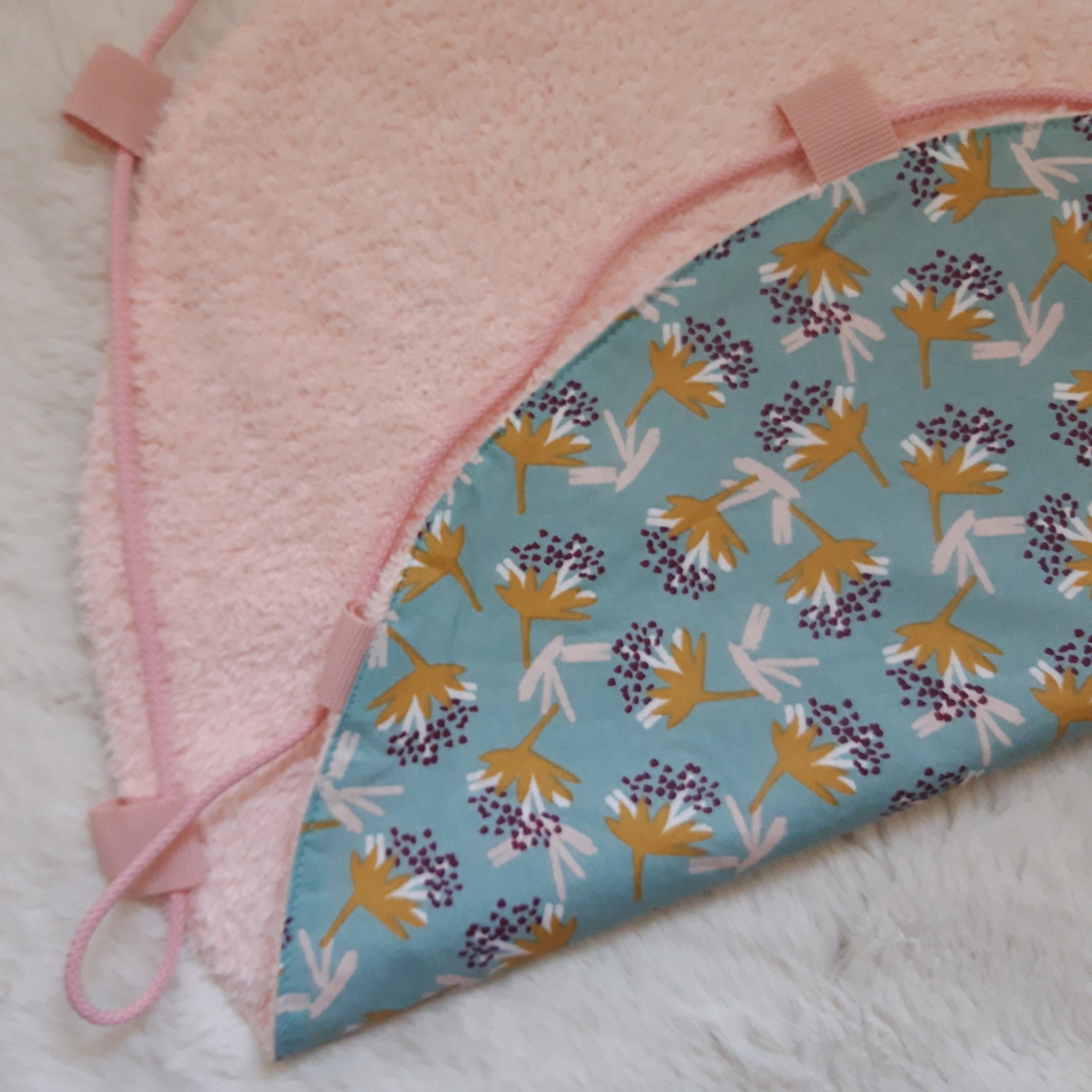 Tapis pieds au sec - floral