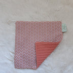 Essuie-tout avec lien saumon