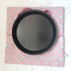 Sac à tarte en tissu enduit - rose et doré