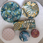 Couvercle à saladier petites fleurs roses