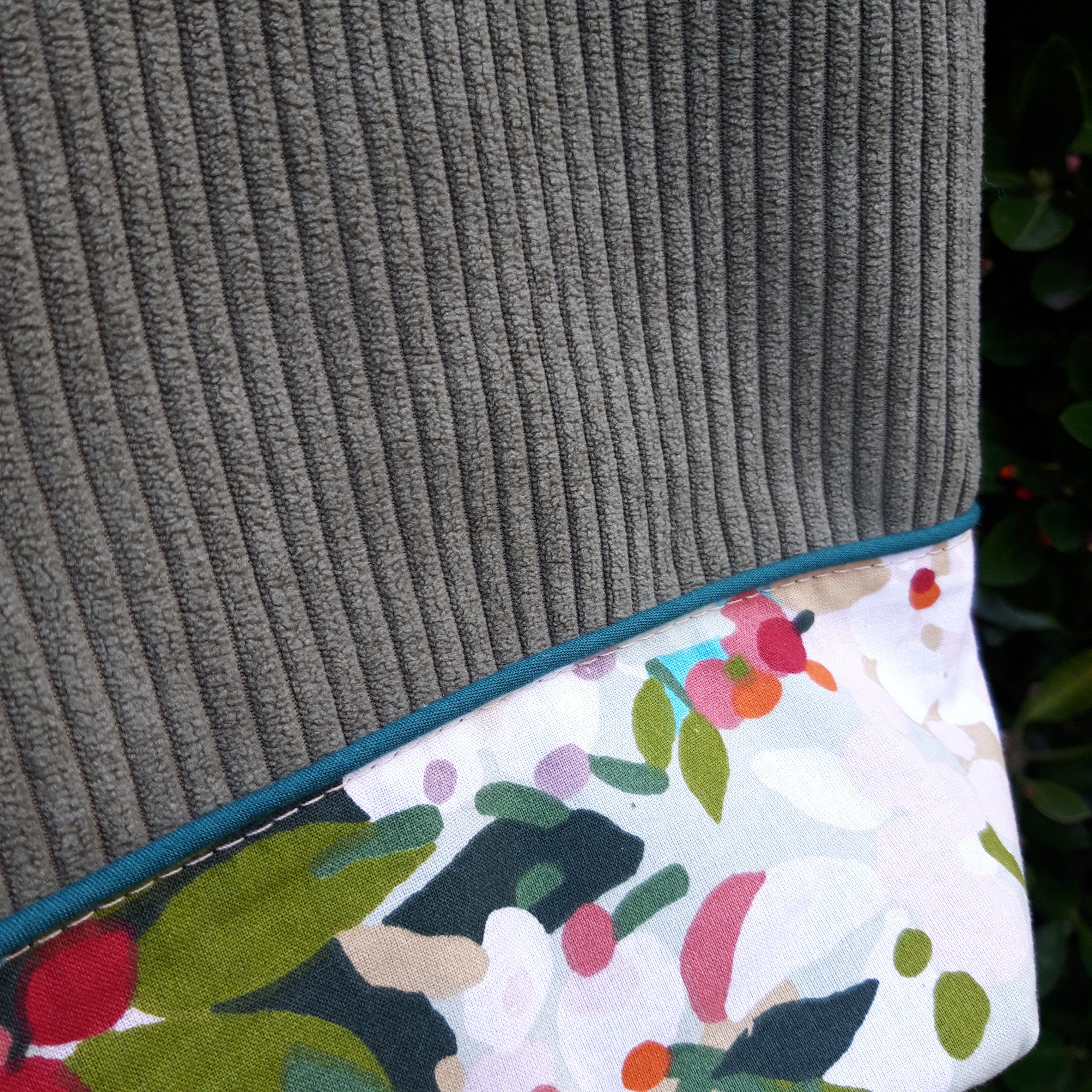 Sac cabas vert pastillé