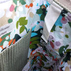 Sac cabas vert pastillé