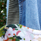 Sac cabas vert pastillé