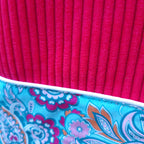 Sac cabas Fuschia et bleu