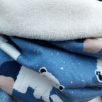 Tour de cou - Snood enfant en polaire et ours en jersey