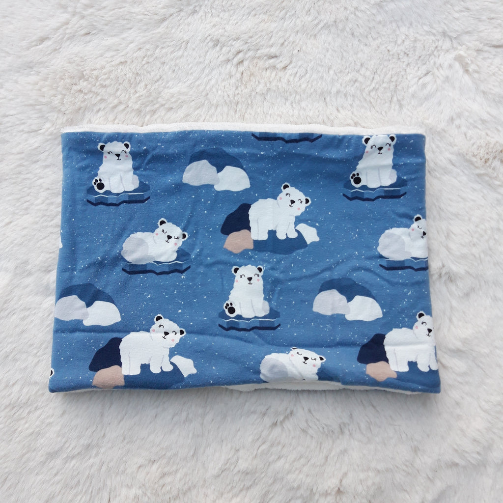 Tour de cou - Snood enfant en polaire et ours en jersey