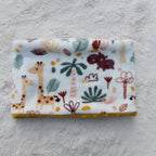 Tour de cou - Snood enfant en polaire girafe et Minky