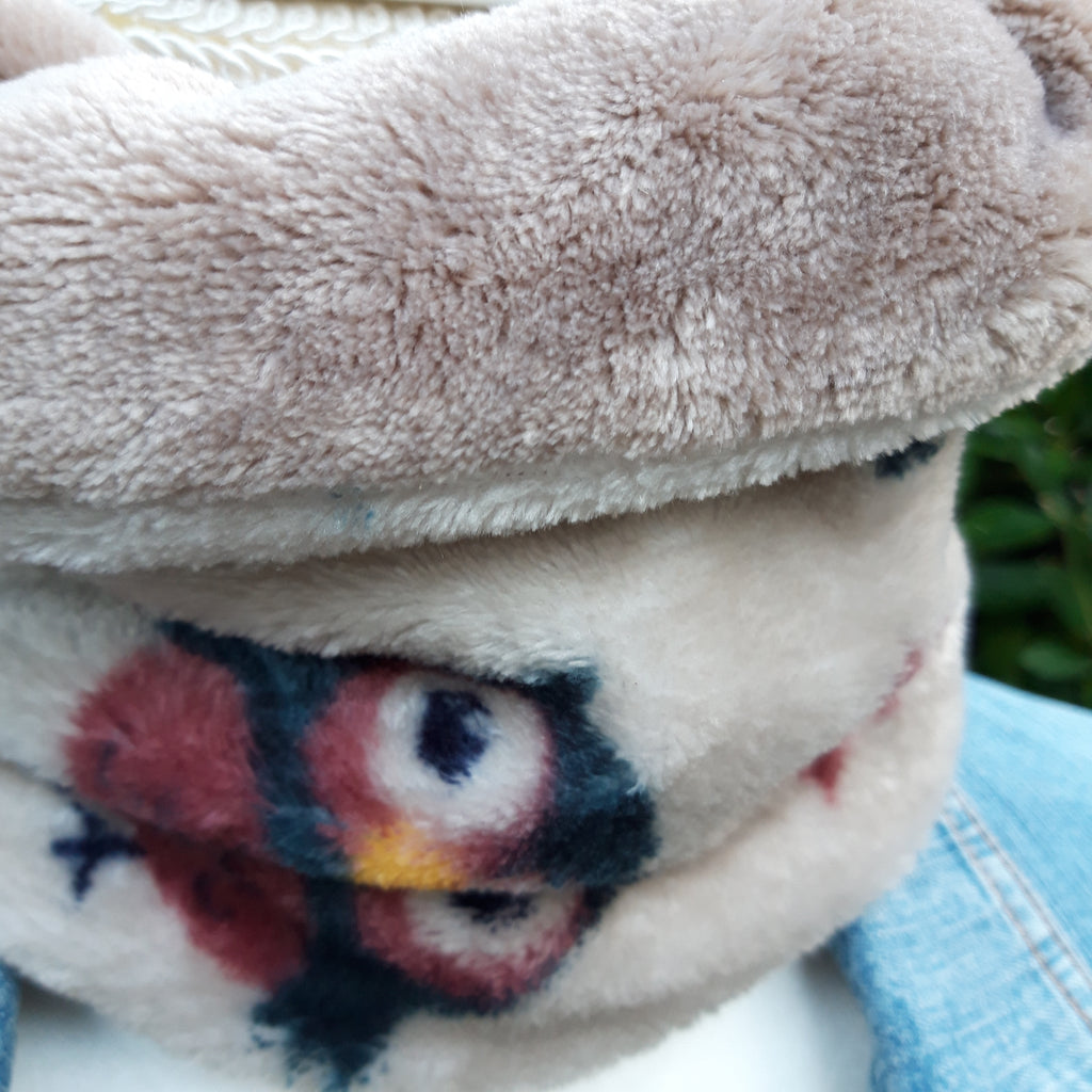 Tour de cou - Snood enfant en polaire hibou