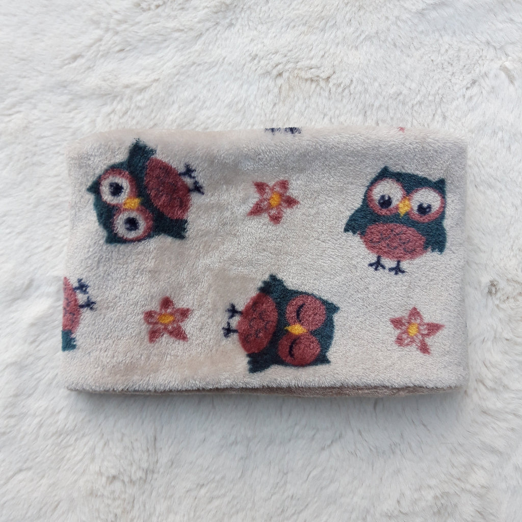 Tour de cou - Snood enfant en polaire hibou