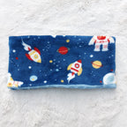 Tour de cou - Snood enfant en polaire astronaute et Minky