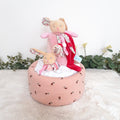 Gâteau de couches - Mon lapin rose Poupi