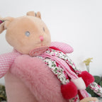 Gâteau de couches - Mon lapin rose Poupi