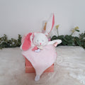 Gâteau de couches - Mini gâteau Lapin blanc et rose